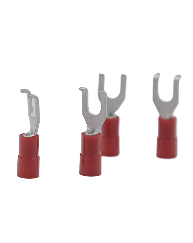 Nylon-Insulated Single Crimp Flange Spade Terminals