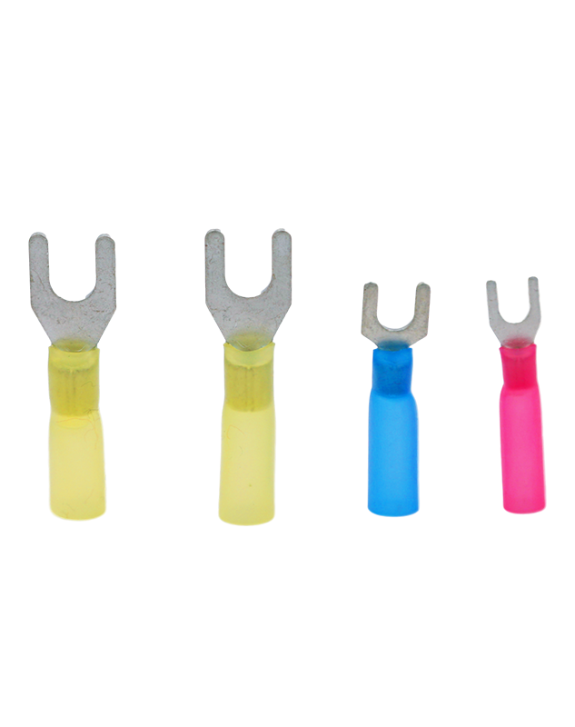 Heat Shrink-Insulated Single Crimp Spade Terminals